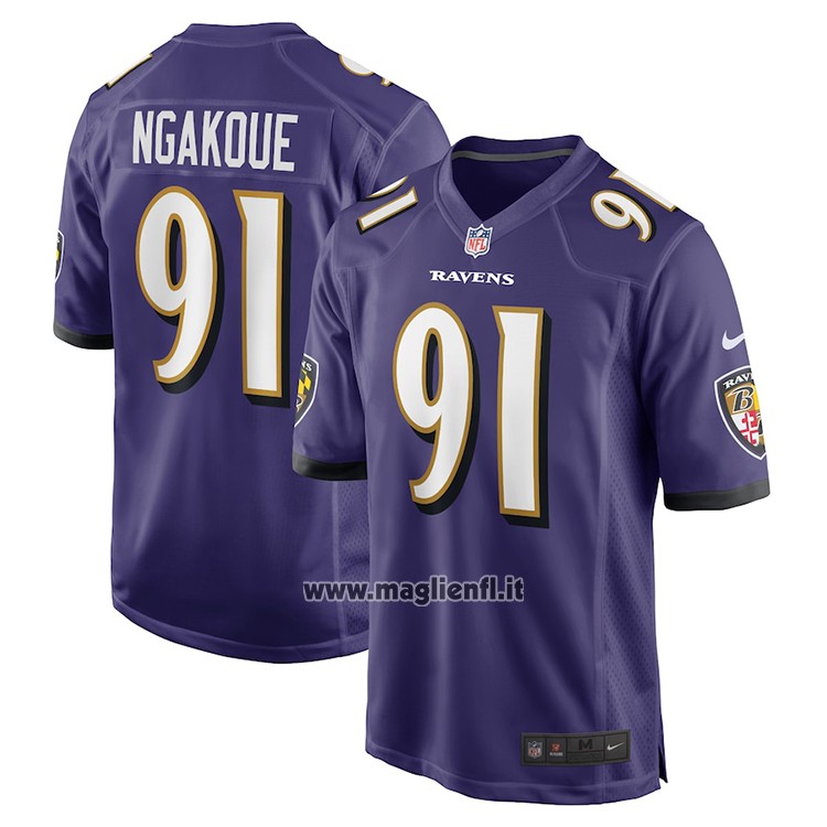 Maglia NFL Game Baltimore Ravens Yannick Ngakoue Viola
